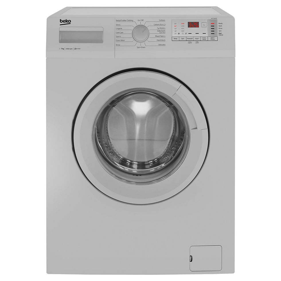 Beko WTG741M1S 7kg 1400 Spin Washing Machine - Silver