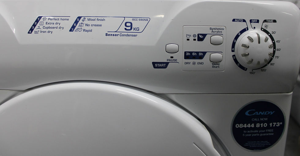 Thumbnail: Candy GCC590NB-80 9kg B rated Condenser Freestanding Tumble Dryer White