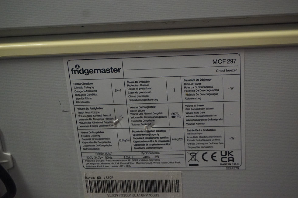 Thumbnail: Fridgemaster MCF297E Chest Freezer 297L capacity
