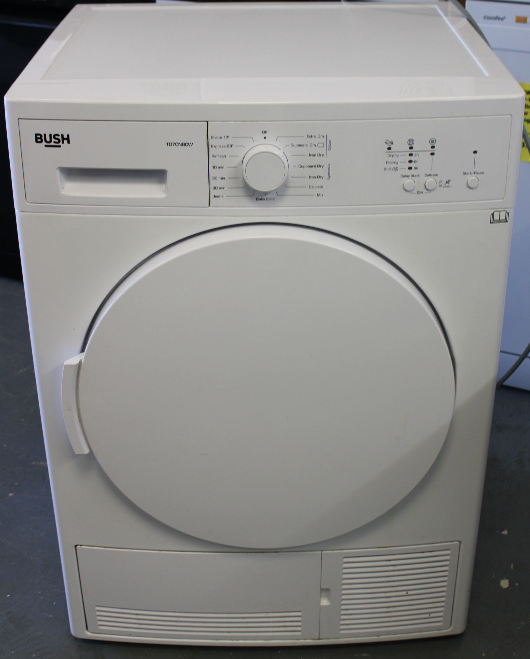 Bush TD7CNBCW 7KG Condenser Tumble Dryer - White