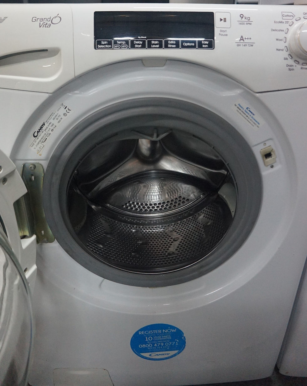 Thumbnail: Candy Grand’O Vita GV149T3W 9kg 1400rpm Washing Machine – White