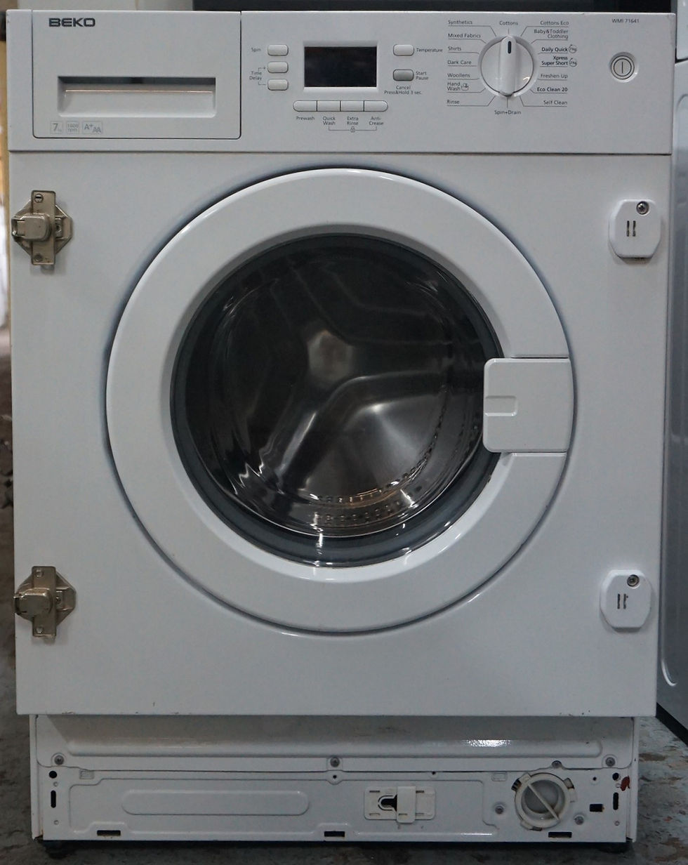 Thumbnail: Beko WMI71641 7kg 1600rpm A+ Integrated Washing Machine - White