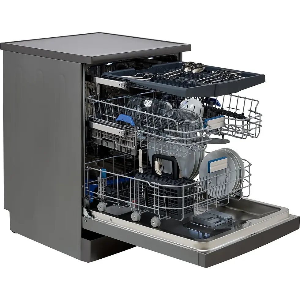 BEKO BDFN36560WCFG Full-size WiFi-enabled Dishwasher - Graphite