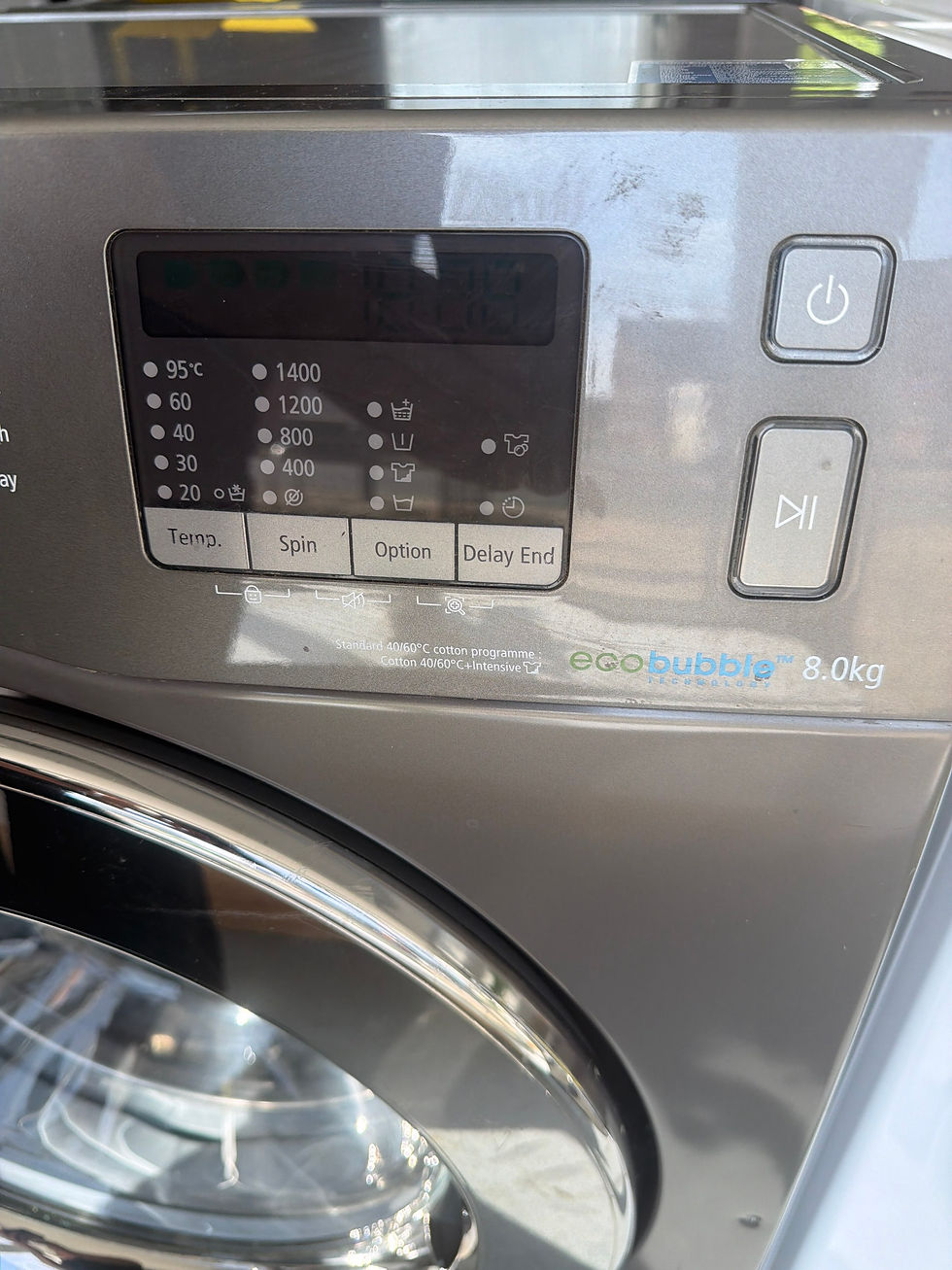 Thumbnail: Samsung WF80F5E2W4X 8kg 1400rpm A+++ Freestanding Washing Machine Graphite