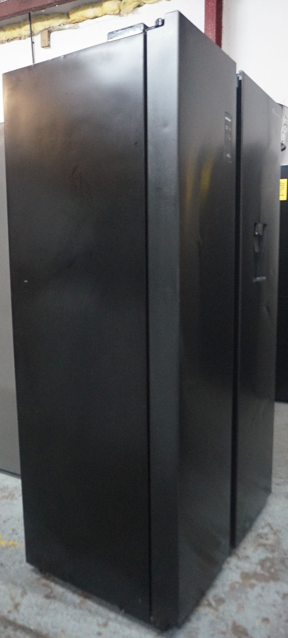 Thumbnail: Fridgemaster MS91547BFE 547Litre Side-by-side American Fridge Freezer - Black