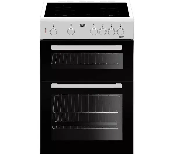 BEKO KTC611W 60cm Electric Ceramic Cooker - White