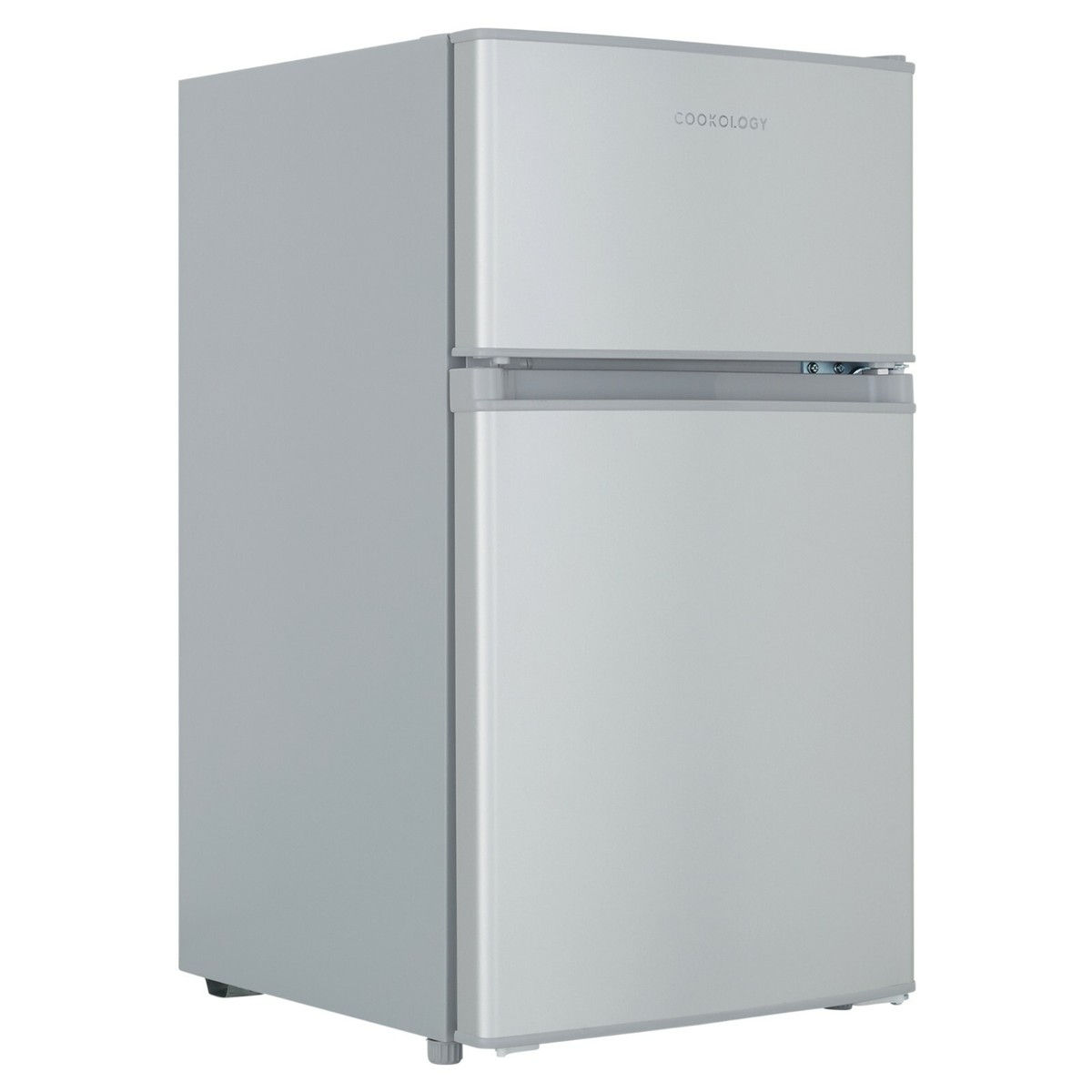Cookology UCFF87SL 47cm Freestanding under counter Small Fridge Freezer - Silver