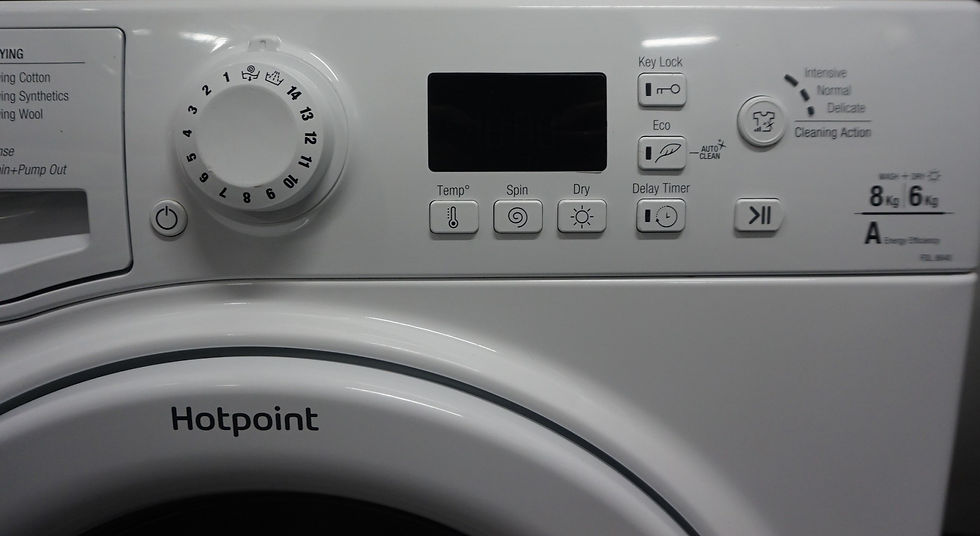 Thumbnail: HOTPOINT FDL8640P 8kg/6kg 1400rpm Washer Dryer - White