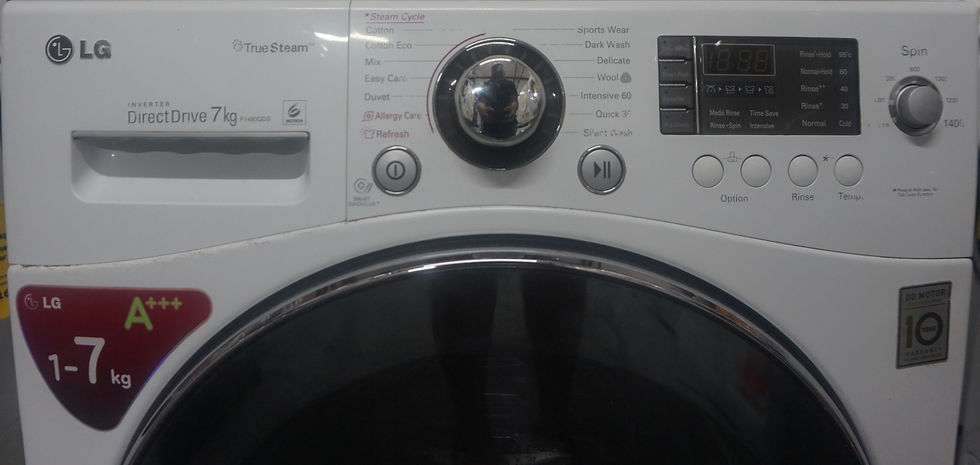Thumbnail: LG F1480QDS 7kg 1400rpm Direct Drive Freestanding Washing Machine - White