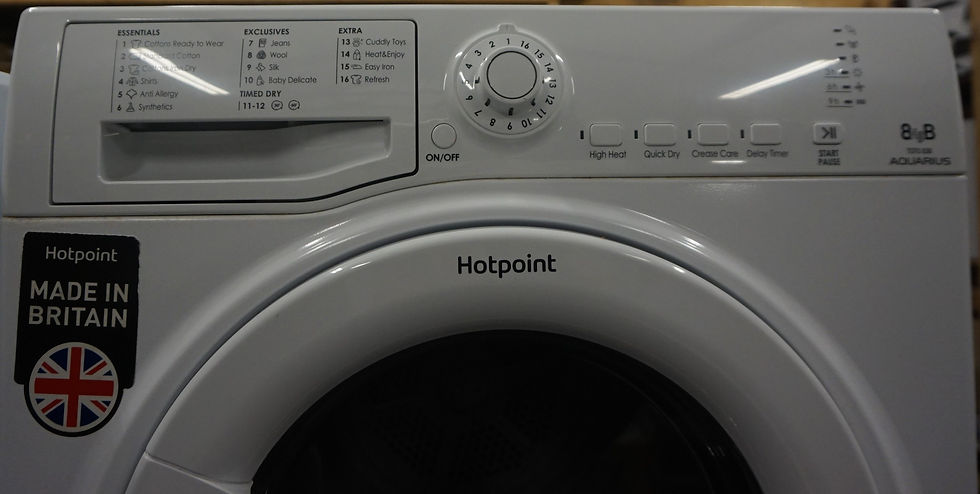 Thumbnail: HOTPOINT Aquarius TCFS83BGP 8kg B rated Condenser Tumble Dryer White