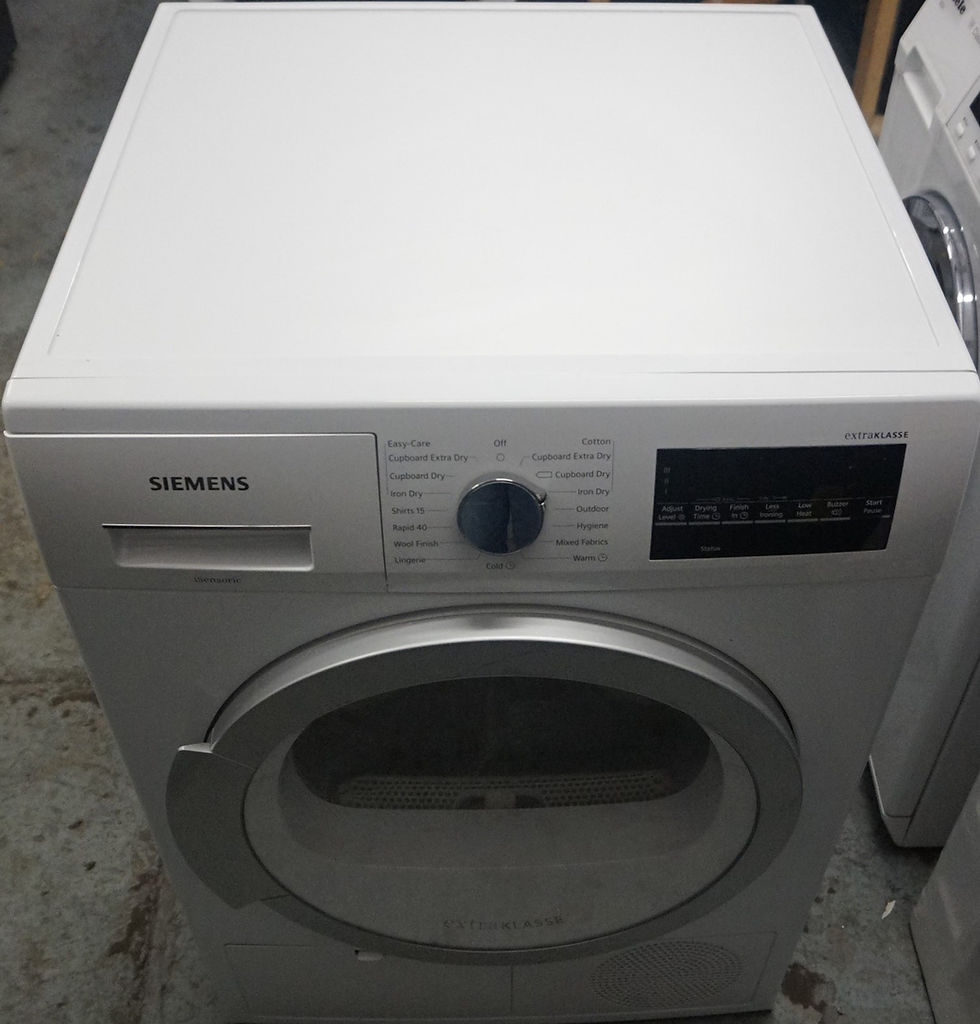 Thumbnail: SIEMENS WT46G490GB Freestanding 9kg Condenser Tumble Dryer