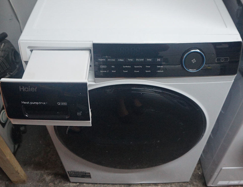 Thumbnail: HAIER HD90-A2959 9kg Heat Pump Tumble Dryer - White