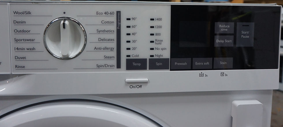 Thumbnail: John Lewis JLBIWM1417 Integrated Washing Machine 7kg Load 1400rpm Spin - White