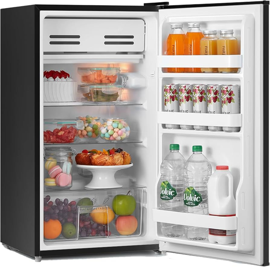 COMFEE RCD93BL2 93L Under Counter Fridge with Cooler Box - Black