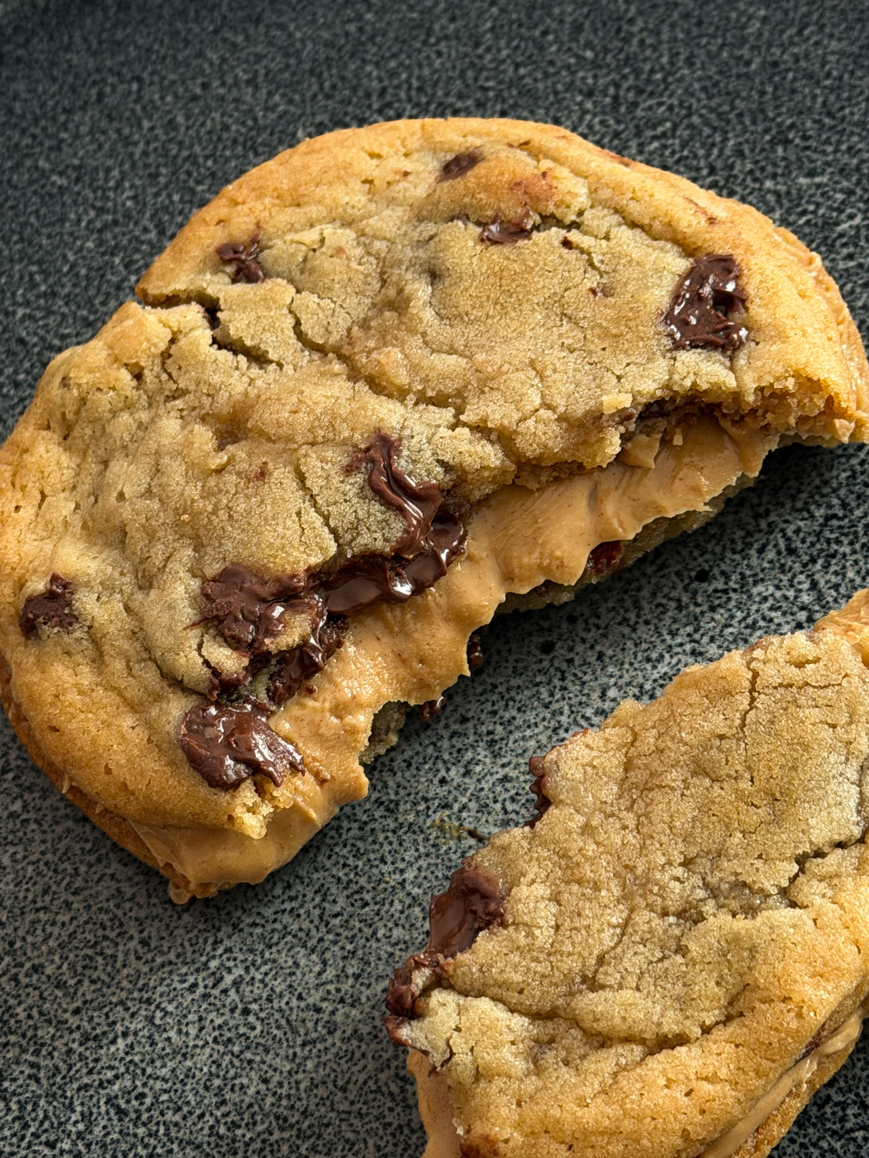 Peanut Butter Stuffed Cookie Sandwich