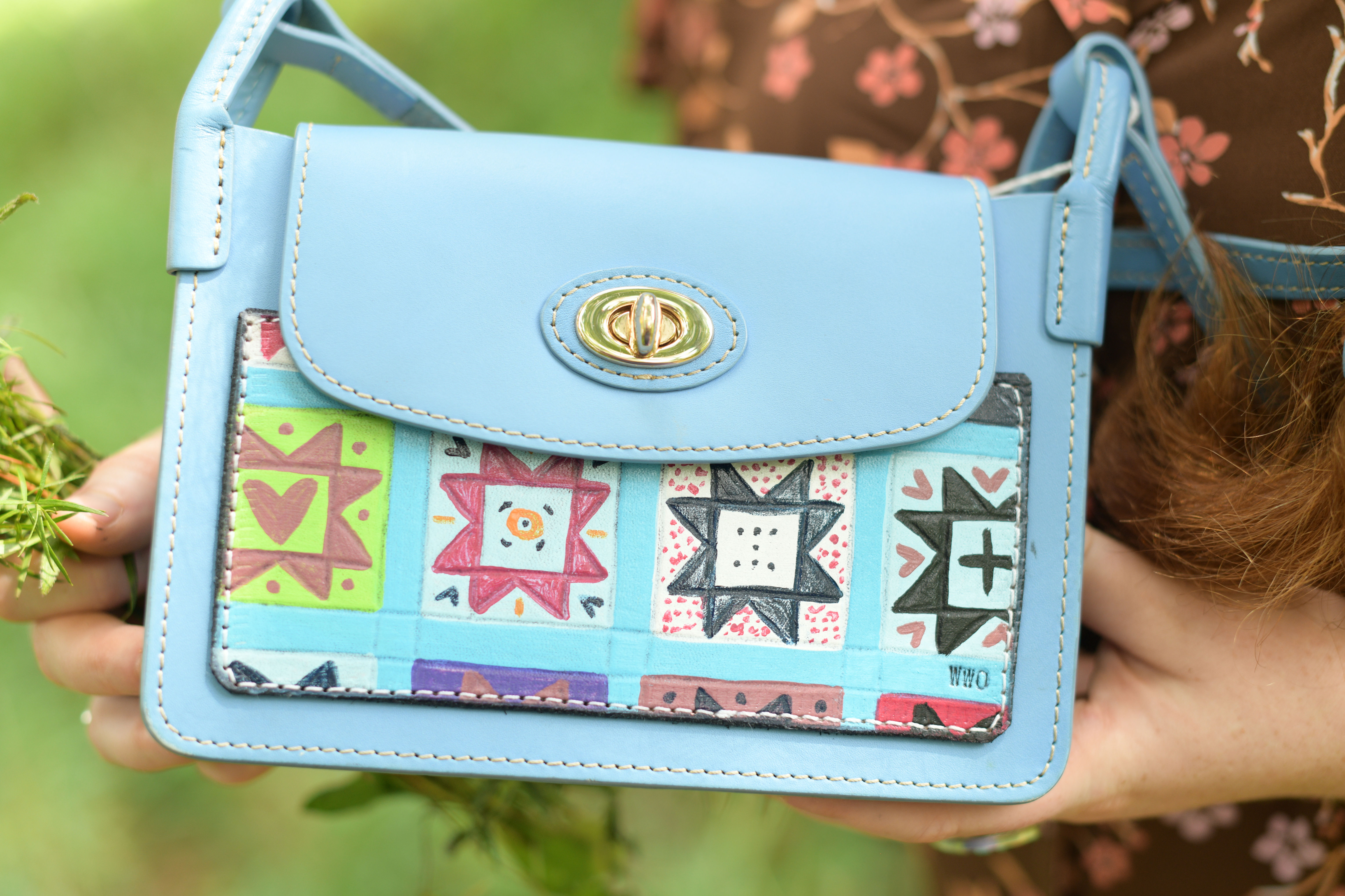Vintage Granny Quilt Purse