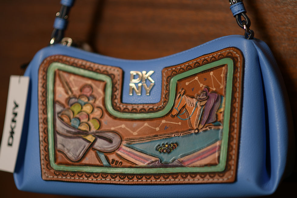 Thumbnail: Pastel Billiards DKNY Shoulder bag