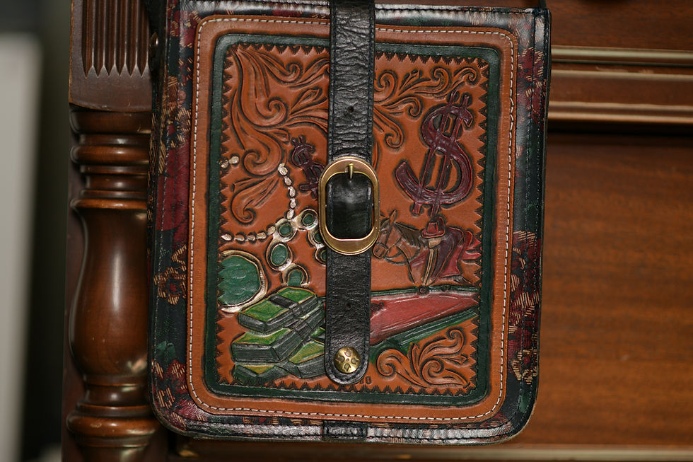 Thumbnail: Billiards and Old Money Themed Patricia Nash Purse