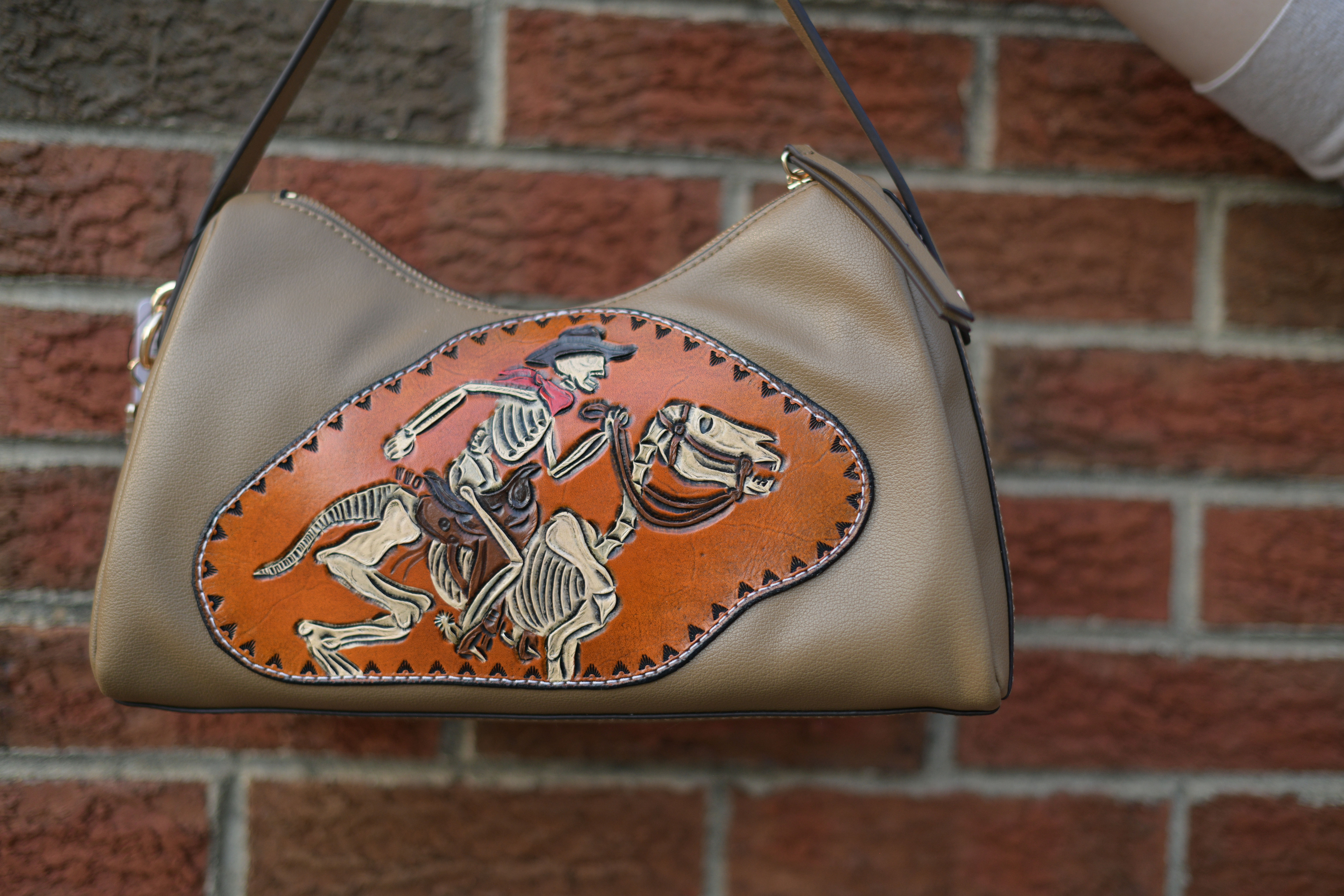Skeleton Horse Rider Purse