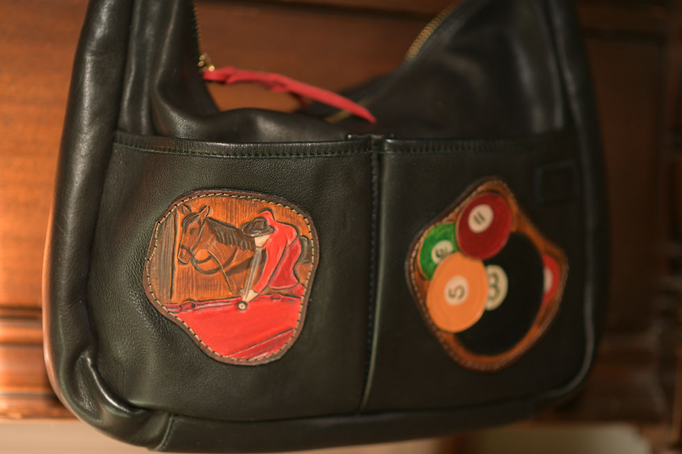 Thumbnail: Billiards Patchwork Purse