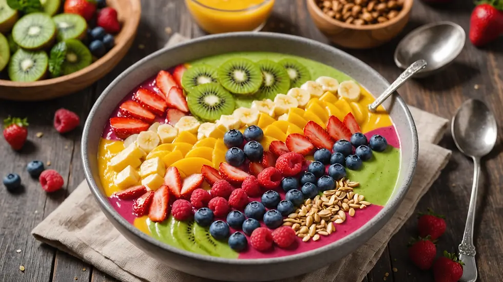 Rainbow Smoothie Bowl