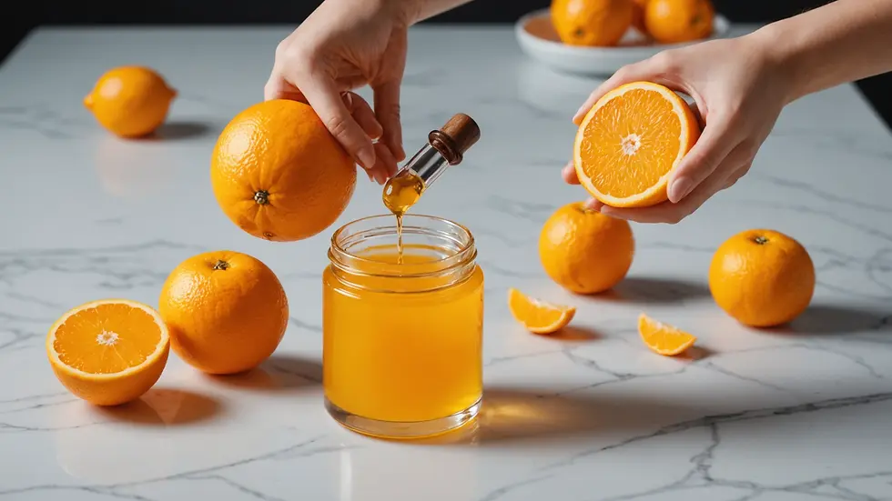 DIY Vitamin C Serum Making Process