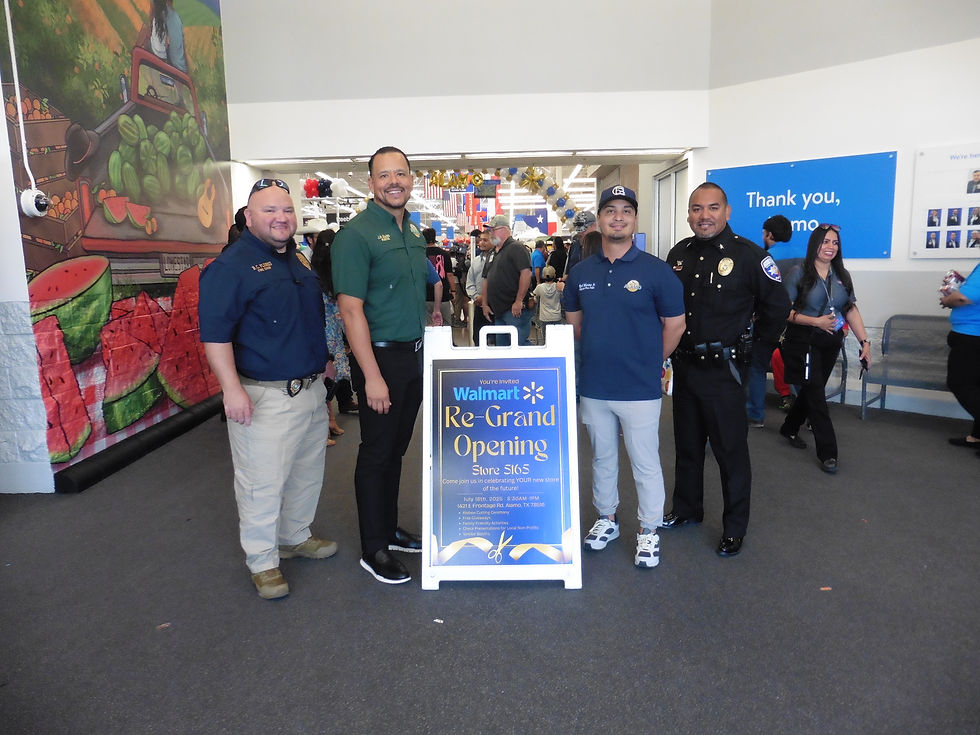 Photo By Britney J Torres Walmart in Alamo Texas Store 5165 our great leaders at their finest.