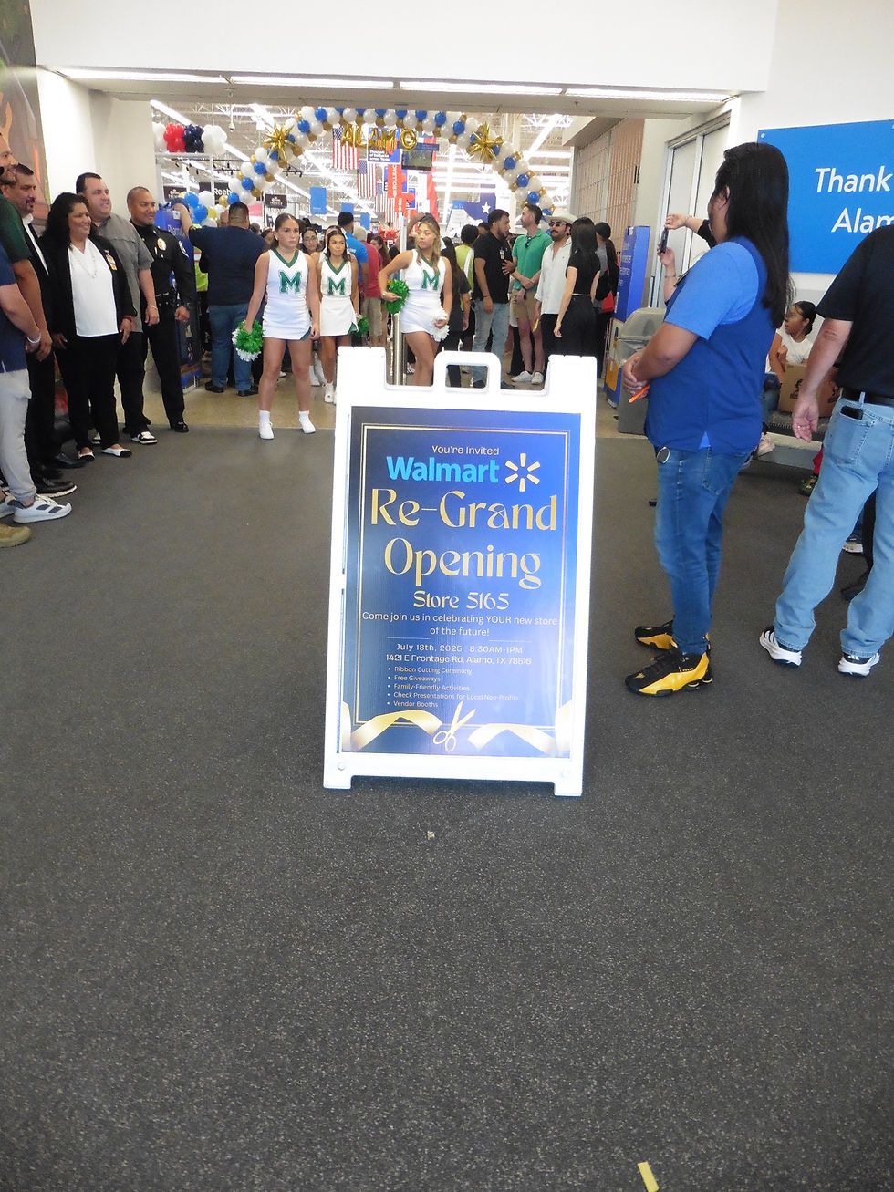 Alamo Texas Walmart Photo by Britney J Torres Store 5165 enjoying the reponed on Walmart