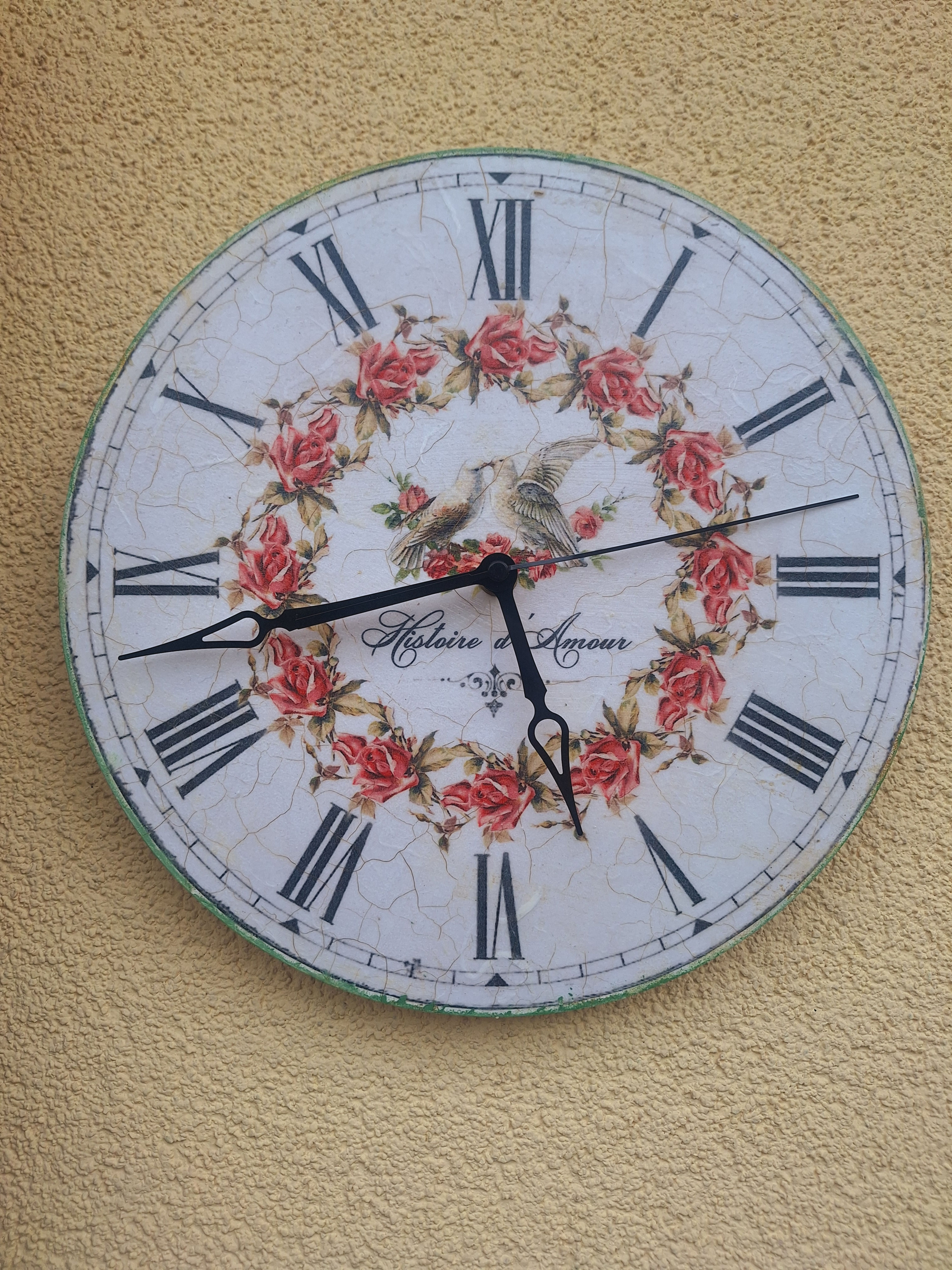 Wanduhr "Douce Romance"