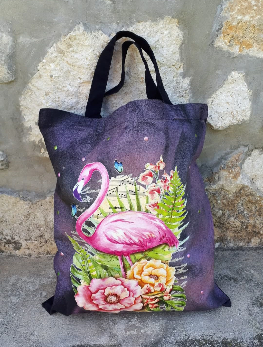 Einkaufstasche „Flamingo Paradise“