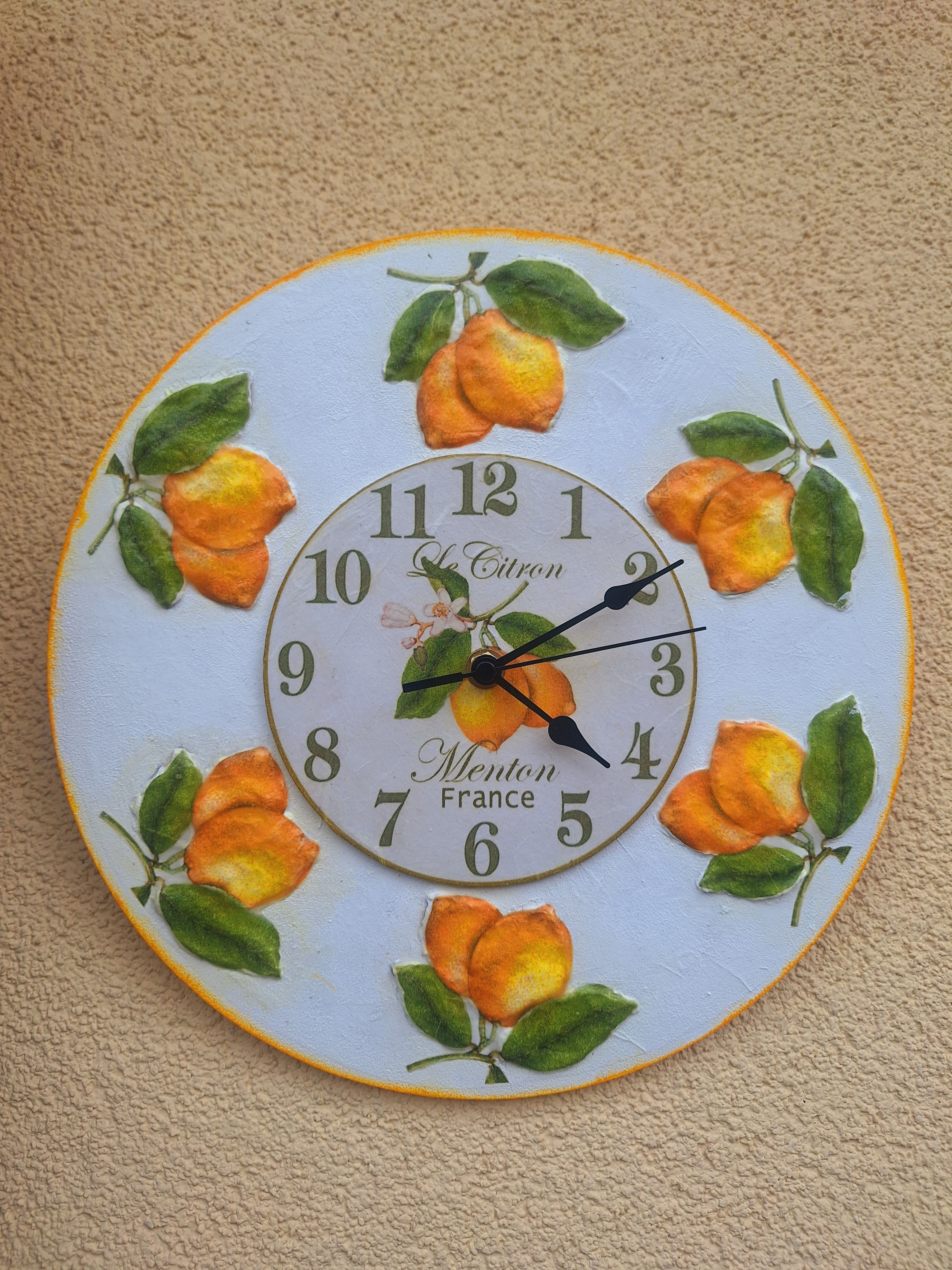 Wanduhr „Le Citron“