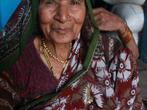 Aaji’s organic small scale farm — Training on her farm to construct DIY Greenhouse