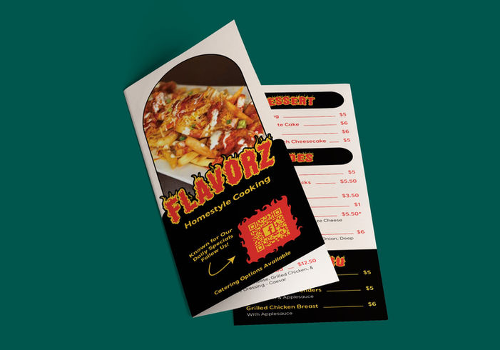 Flavorz Homestyle Cooking Branding