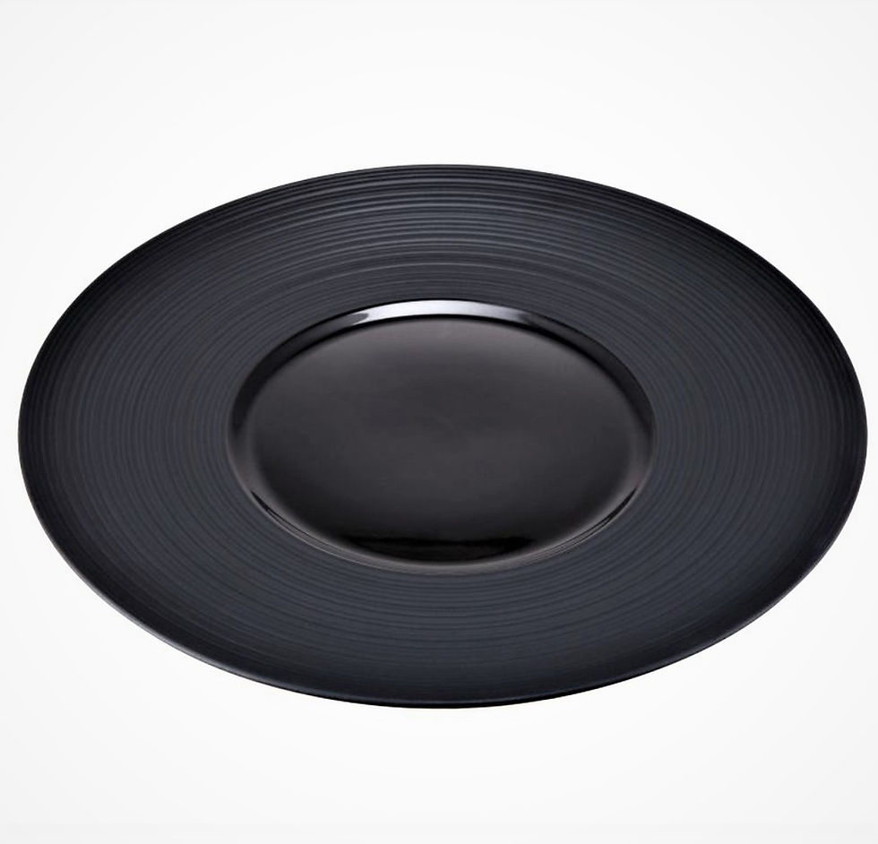 PROMO Prices for Super Fine Dinning black Porcelain