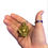 Thumbnail: Mini Brass Buddha statue ( FREE SHIPPING )