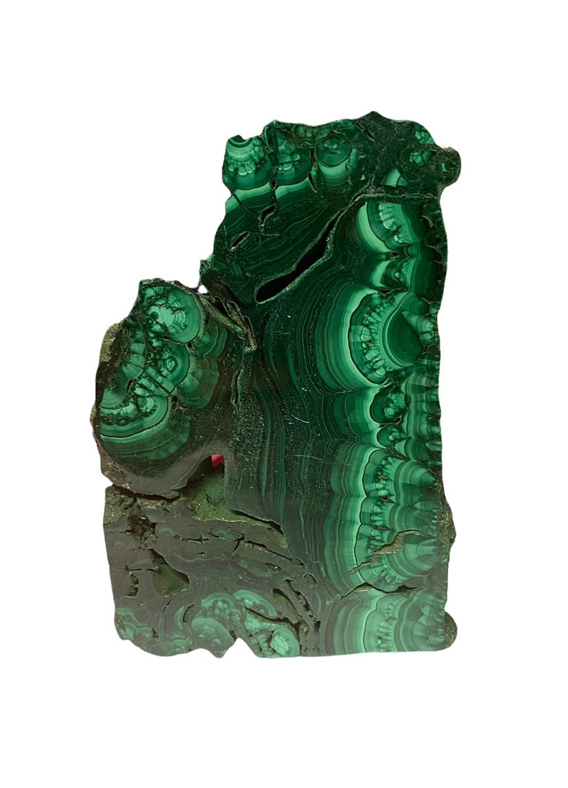 Malachite slice