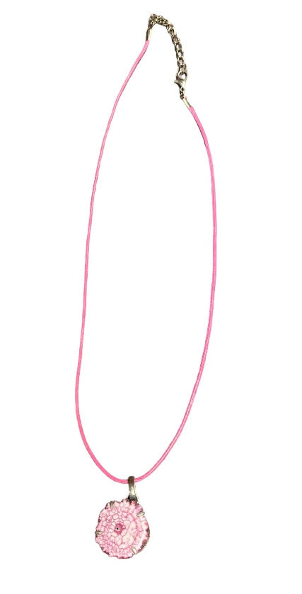 Pink Stalactite Necklace (FREE SHIPPING )