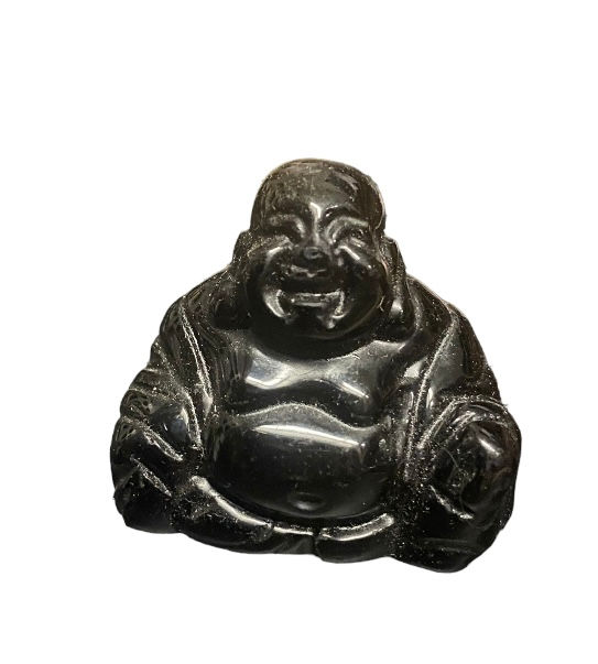 Black Obsidian Buddha ( FREE SHIPPING )