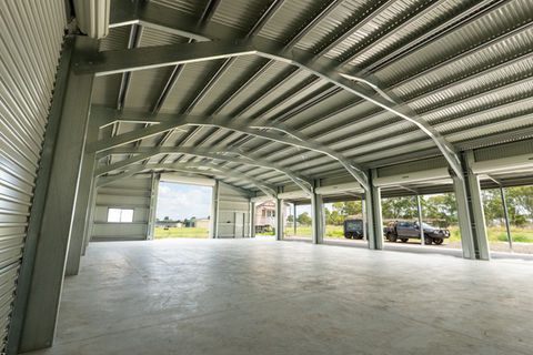 Construction Photography & Videography Toowoomba
inside new shed build wide angle shot