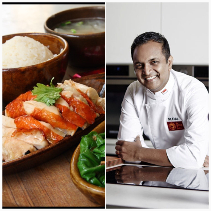 Chicken Rice, the signature dish of Singapore by Chef Mural