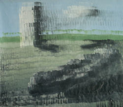 Masses - huile sur toile - 105 x 127 cm  - 1999