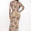 Thumbnail: Michelle Abstract Leopard Print Mesh Dress