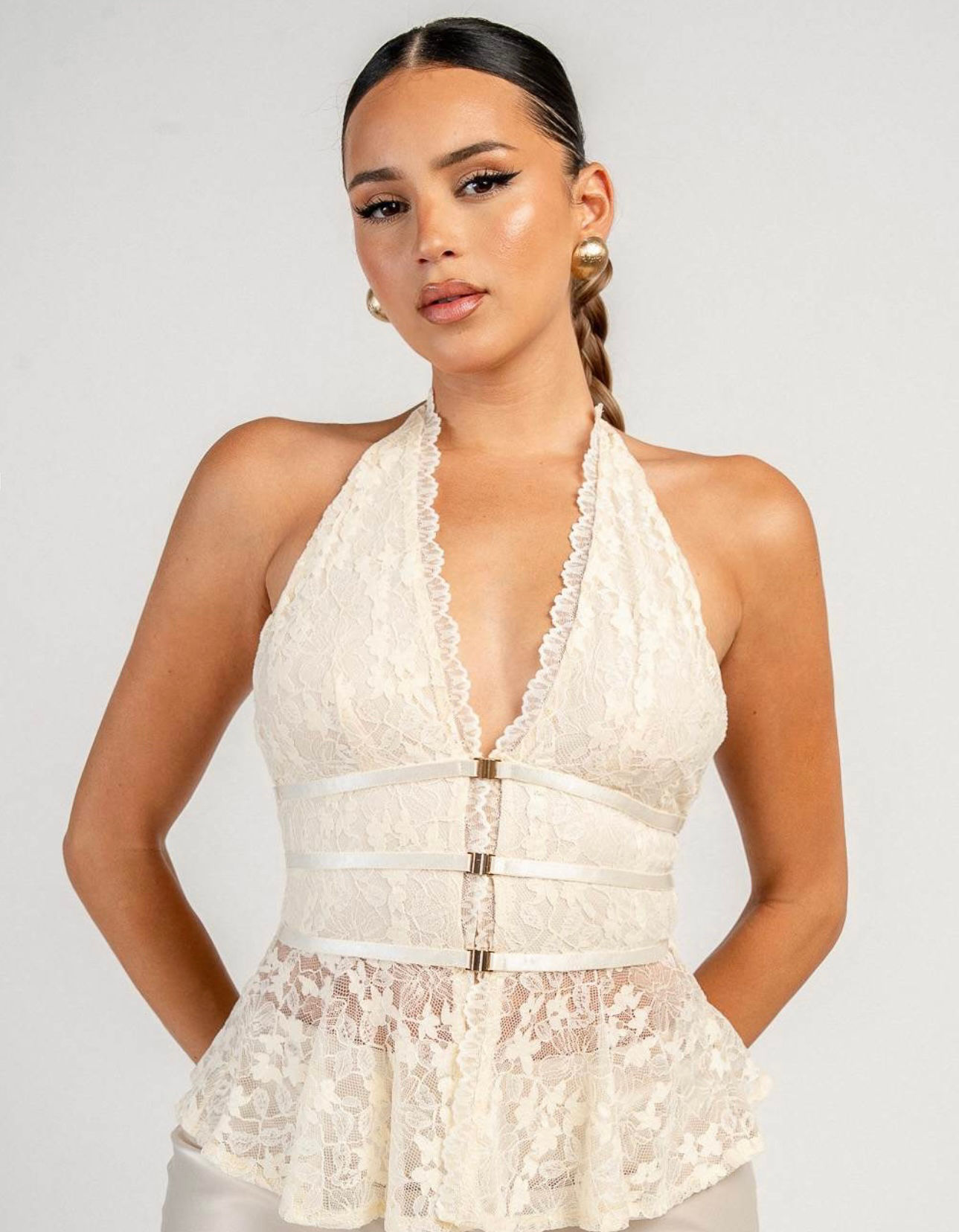Geraldine Lace Top