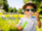 child in sun