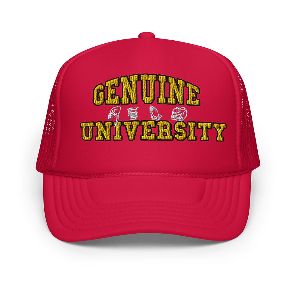 Thumbnail: GENUINE UNIVERSITY TRUCKER HAT - BLACK