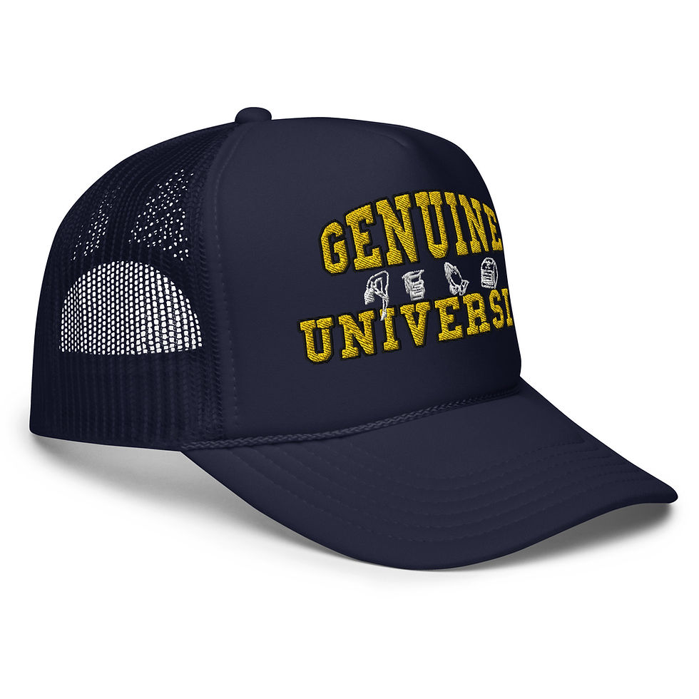 Thumbnail: GENUINE UNIVERSITY TRUCKER HAT - BLACK