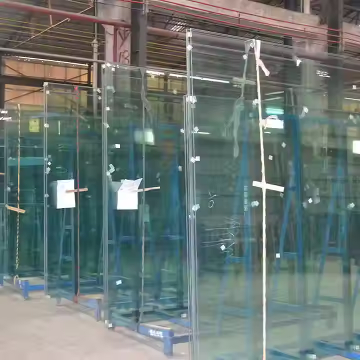 Ultra-white clear Building Safety Tempered Glass for Dome Skylight Roof Sliding