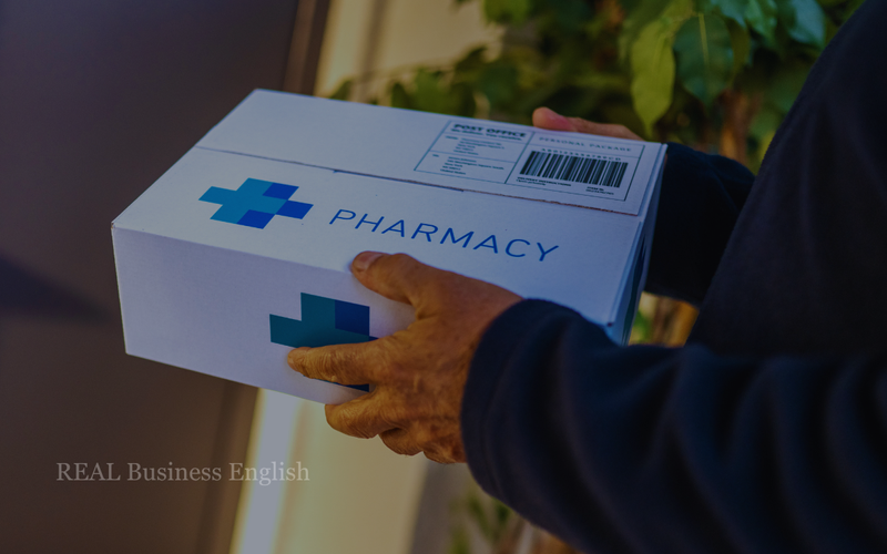Business English speaking practice scenarios: Prescription Delivery scenario with prescription delivery by RealBusinessEnglish.com