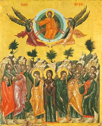 Icon for the Feast of Ascension