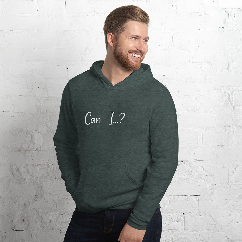 Thumbnail: Can I…? Unisex hoodie